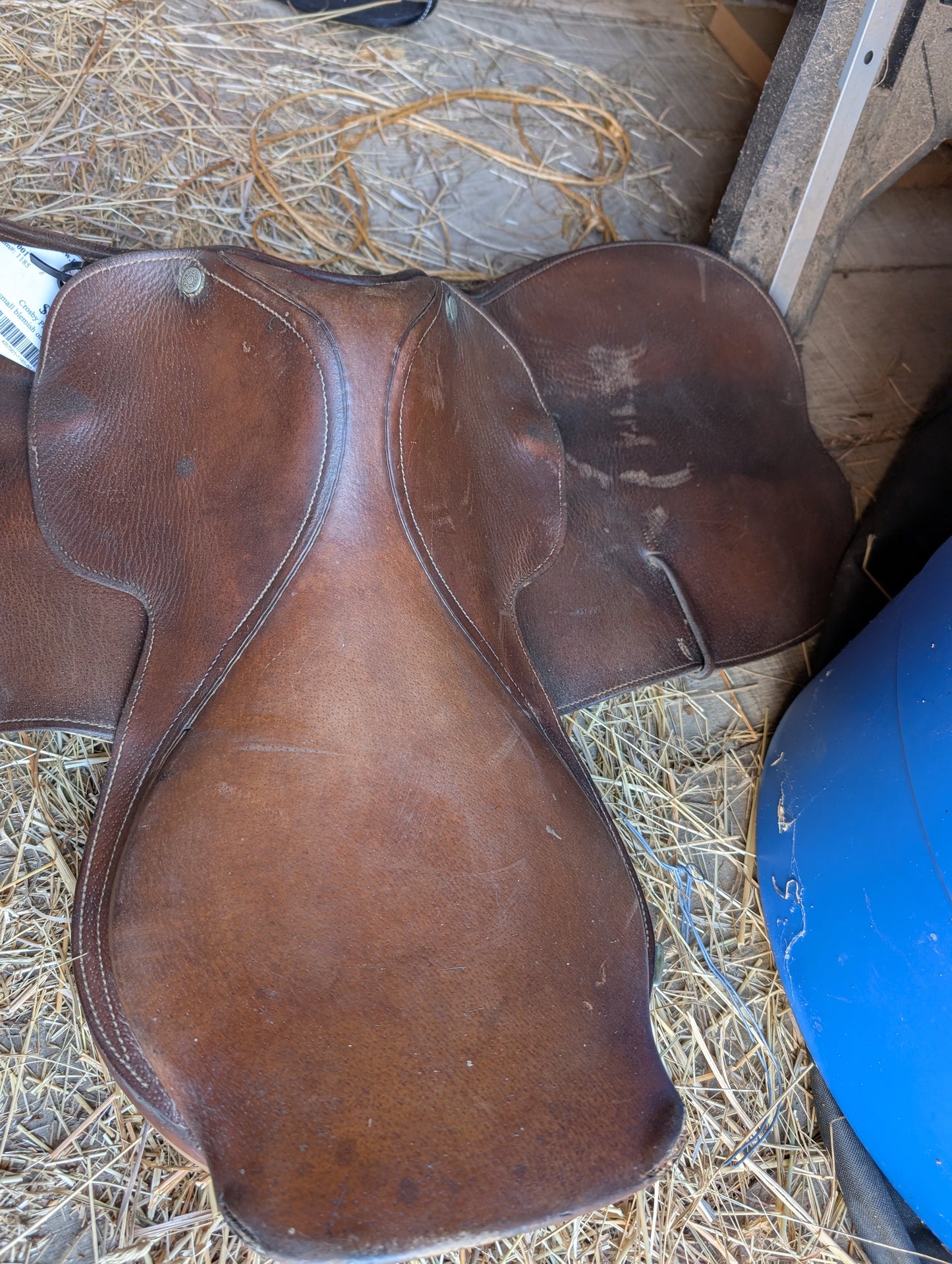 Green Crosby Half Halt Saddlebag