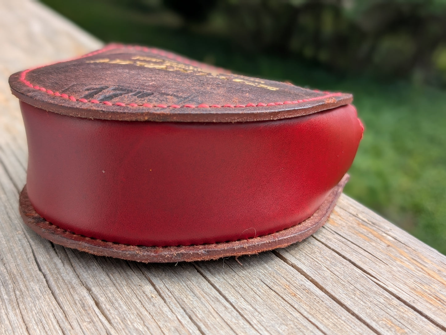 Red & Brown HDR Billet Guard Oxer Bag