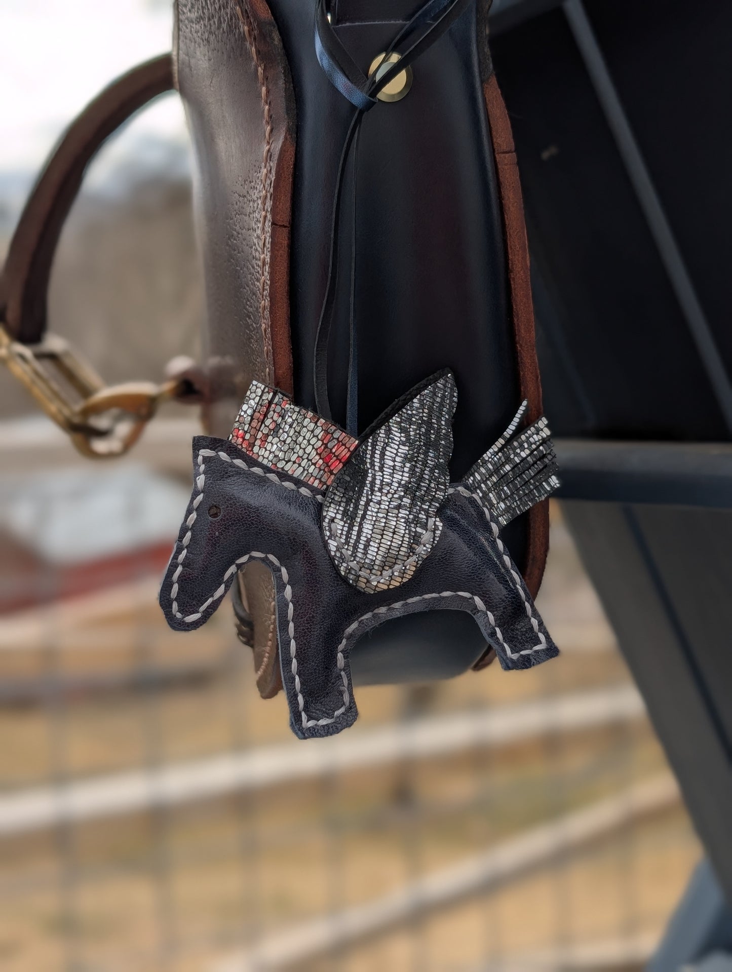 Year of the Horse Pegasus Bag Charm