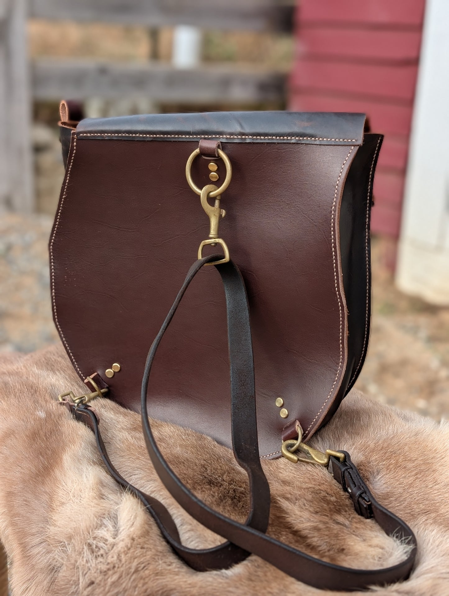 Heavy Hitter - Courbette Saddle Convertible Backpack & Tote Bag