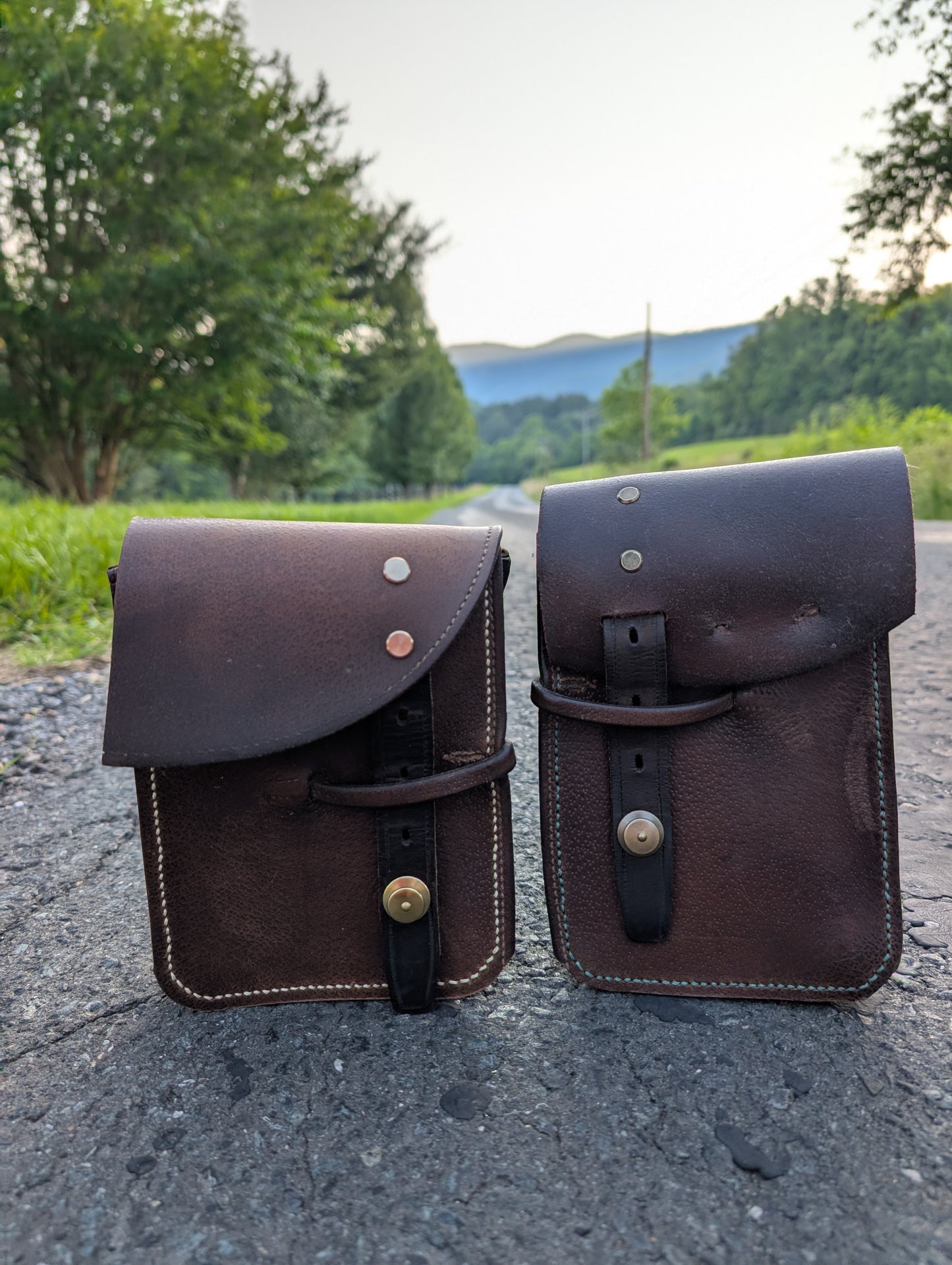 Olive Green Crosby Half Halt Saddlebag