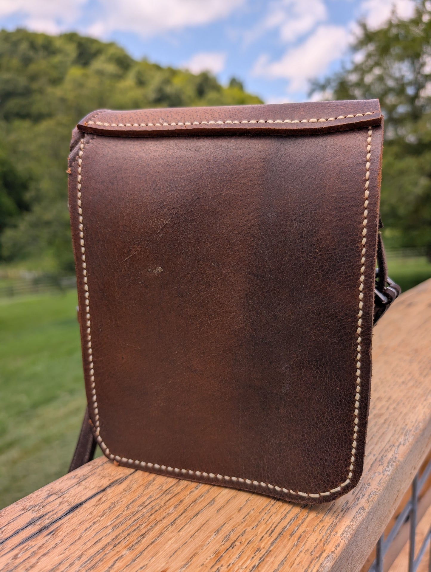 Olive Green Crosby Half Halt Saddlebag