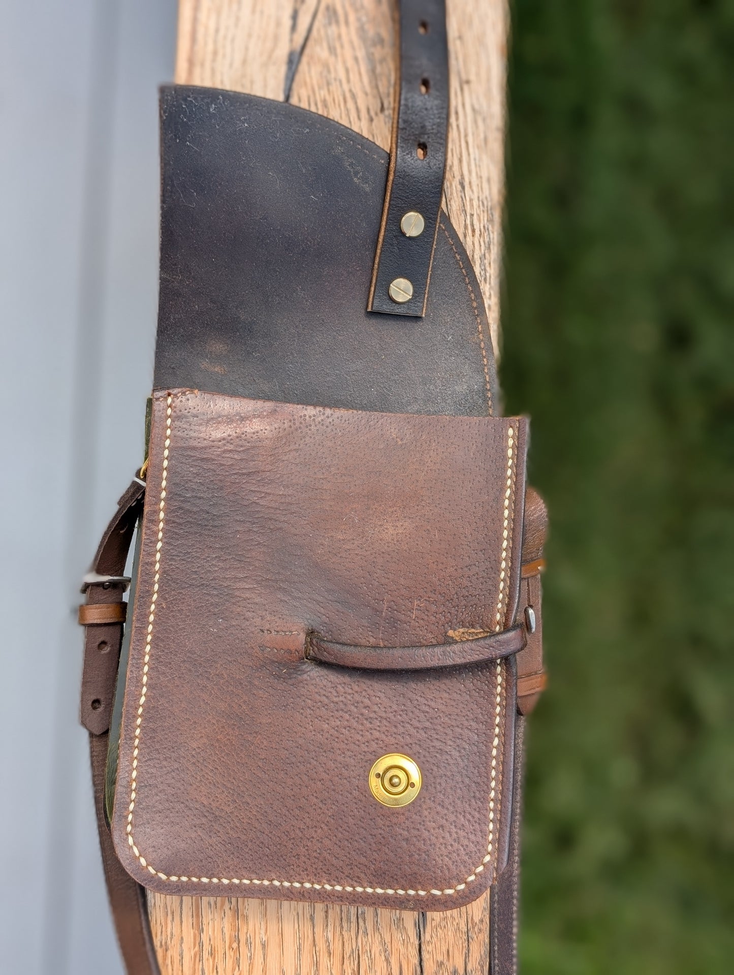 Olive Green Crosby Half Halt Saddlebag