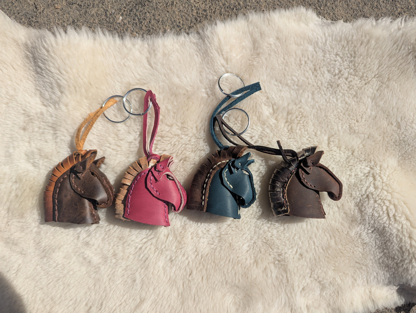 Horse Head Keychain