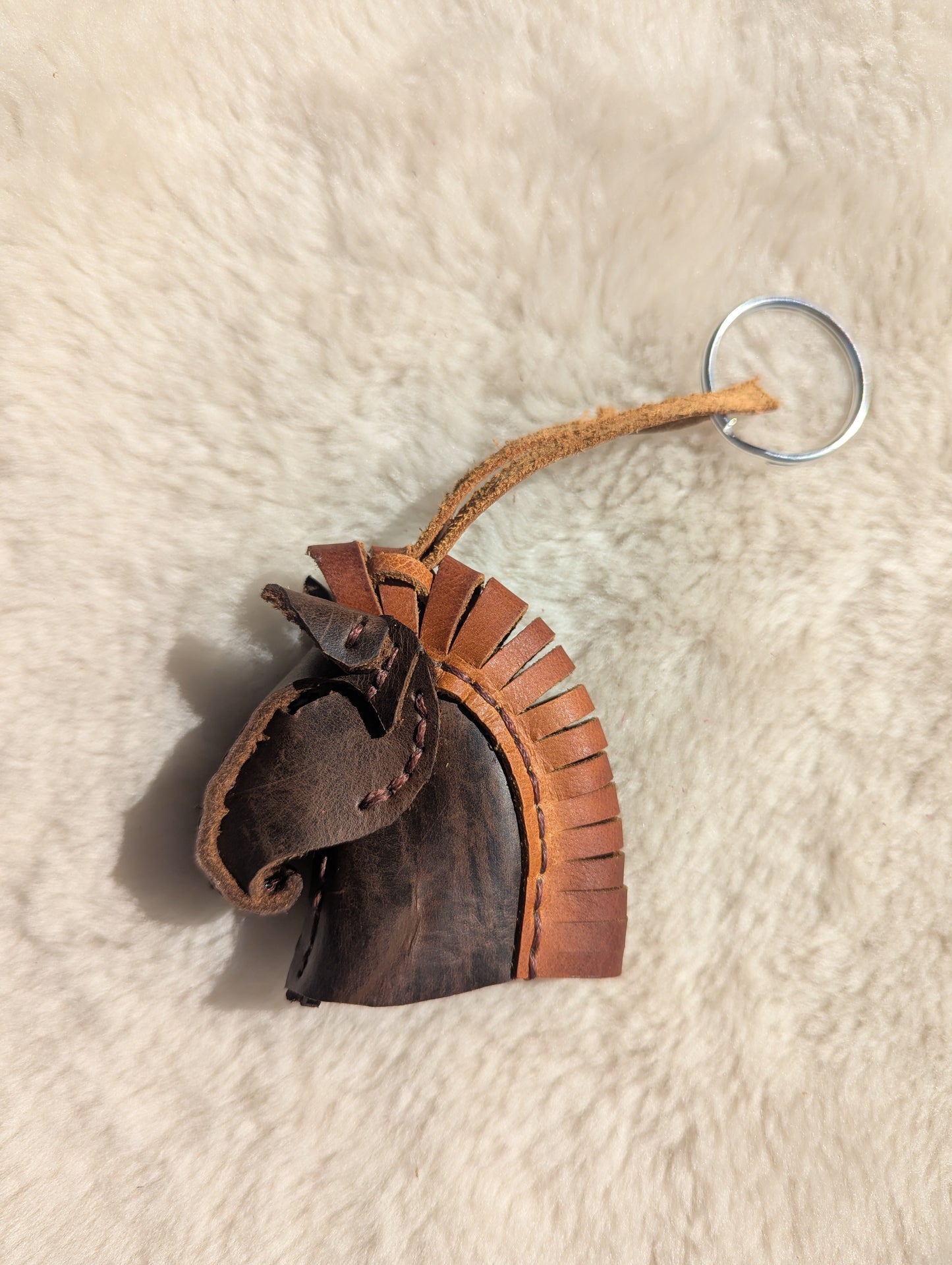 Horse Head Keychain