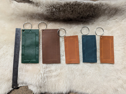 Dressage Square Keychain