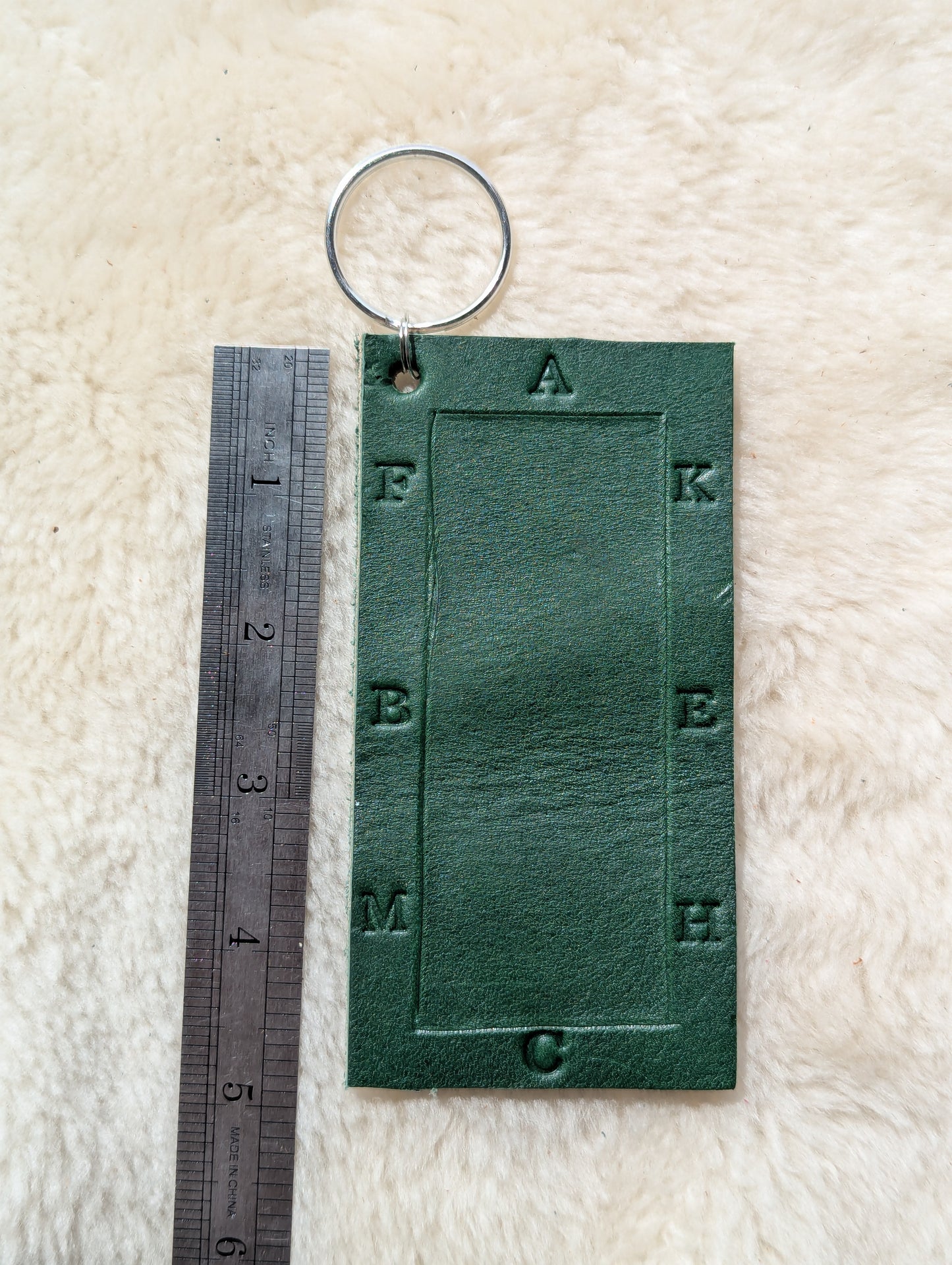 Dressage Square Keychain