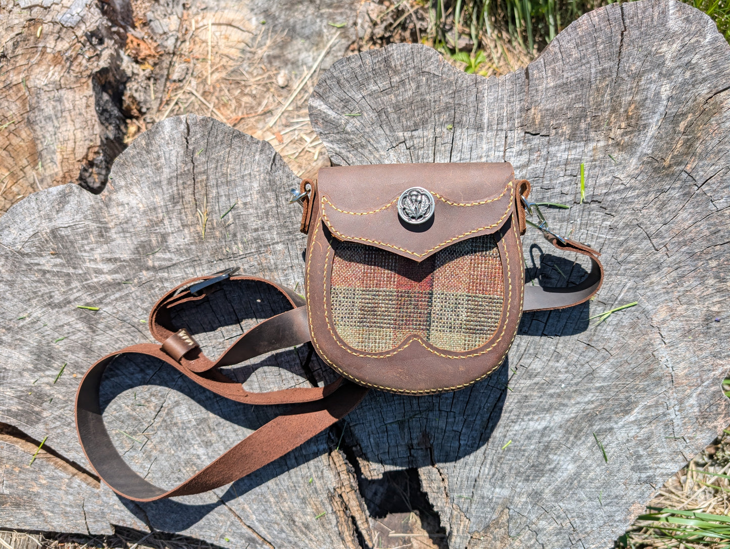 Braveheart Tartan Sporran Style Crossbody