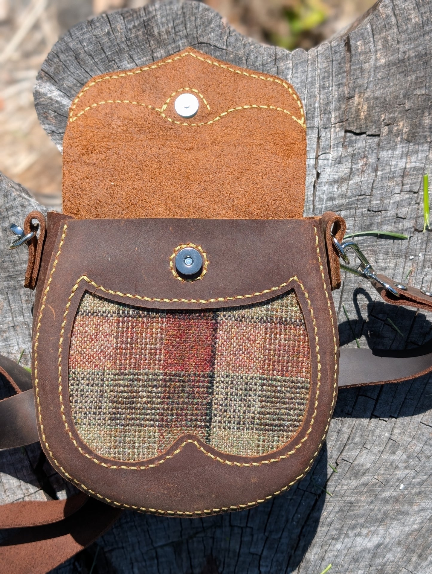 Braveheart Tartan Sporran Style Crossbody