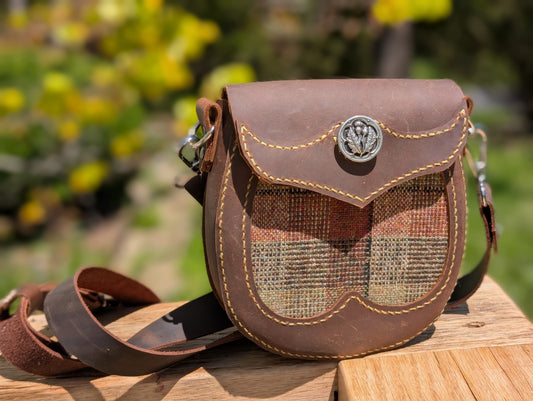 Braveheart Tartan Sporran Style Crossbody