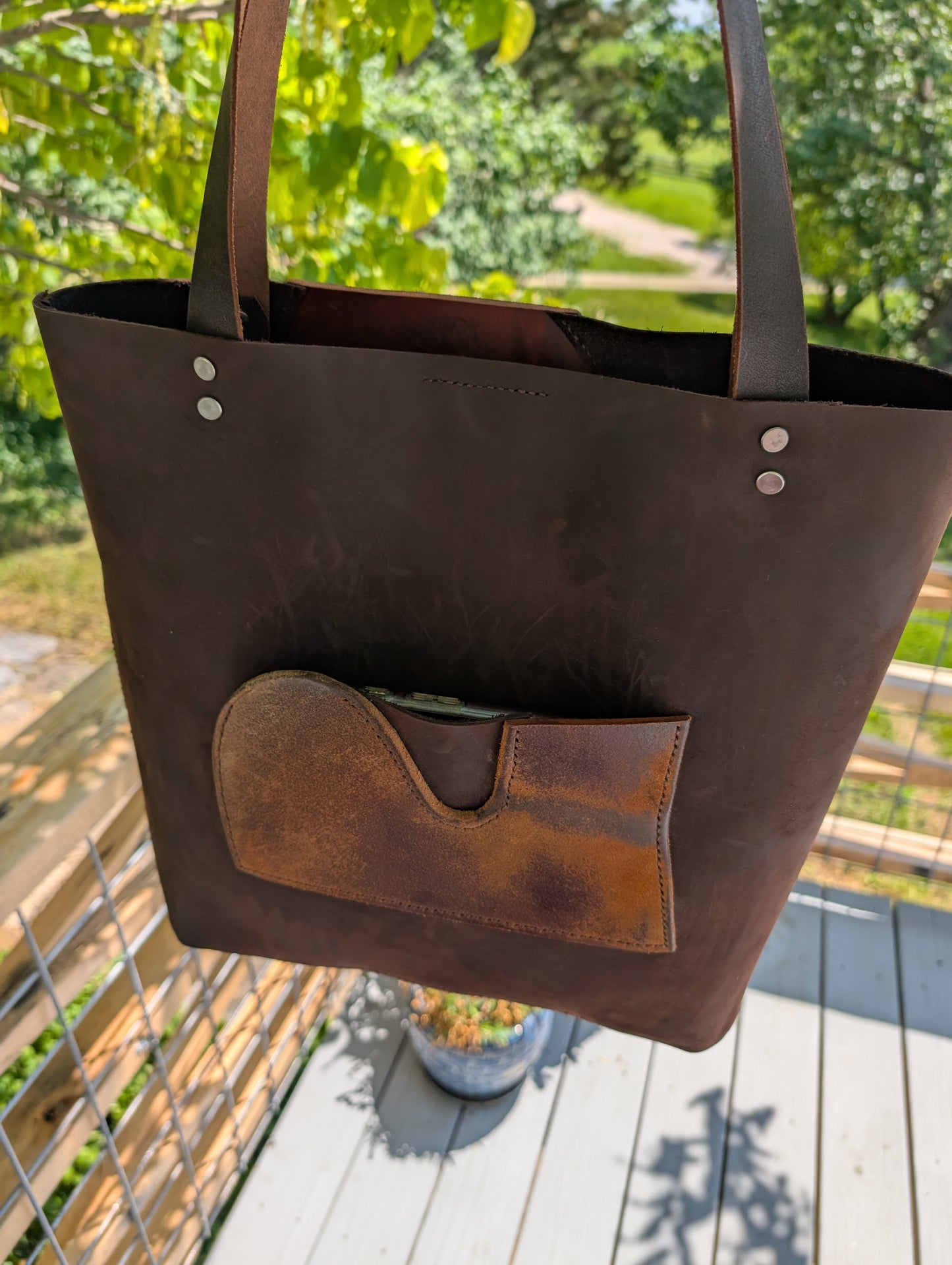 The Bulldogger - Western Fender Tote