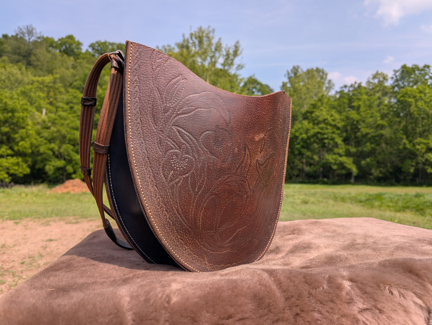 Navy Snowy River Shoulder Bag