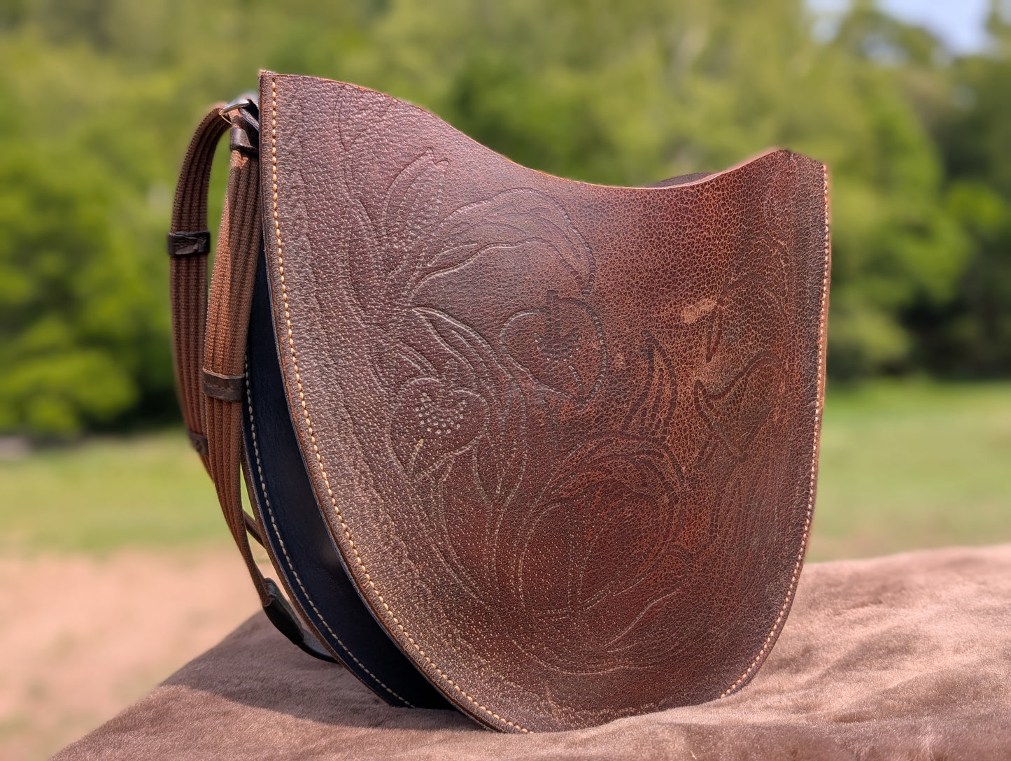 Navy Snowy River Shoulder Bag