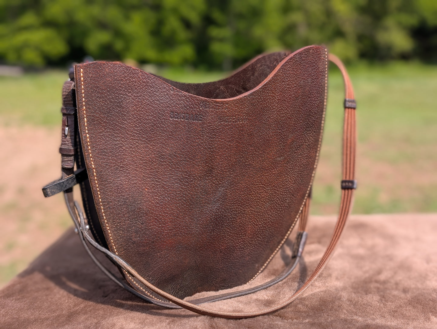 Navy Snowy River Shoulder Bag