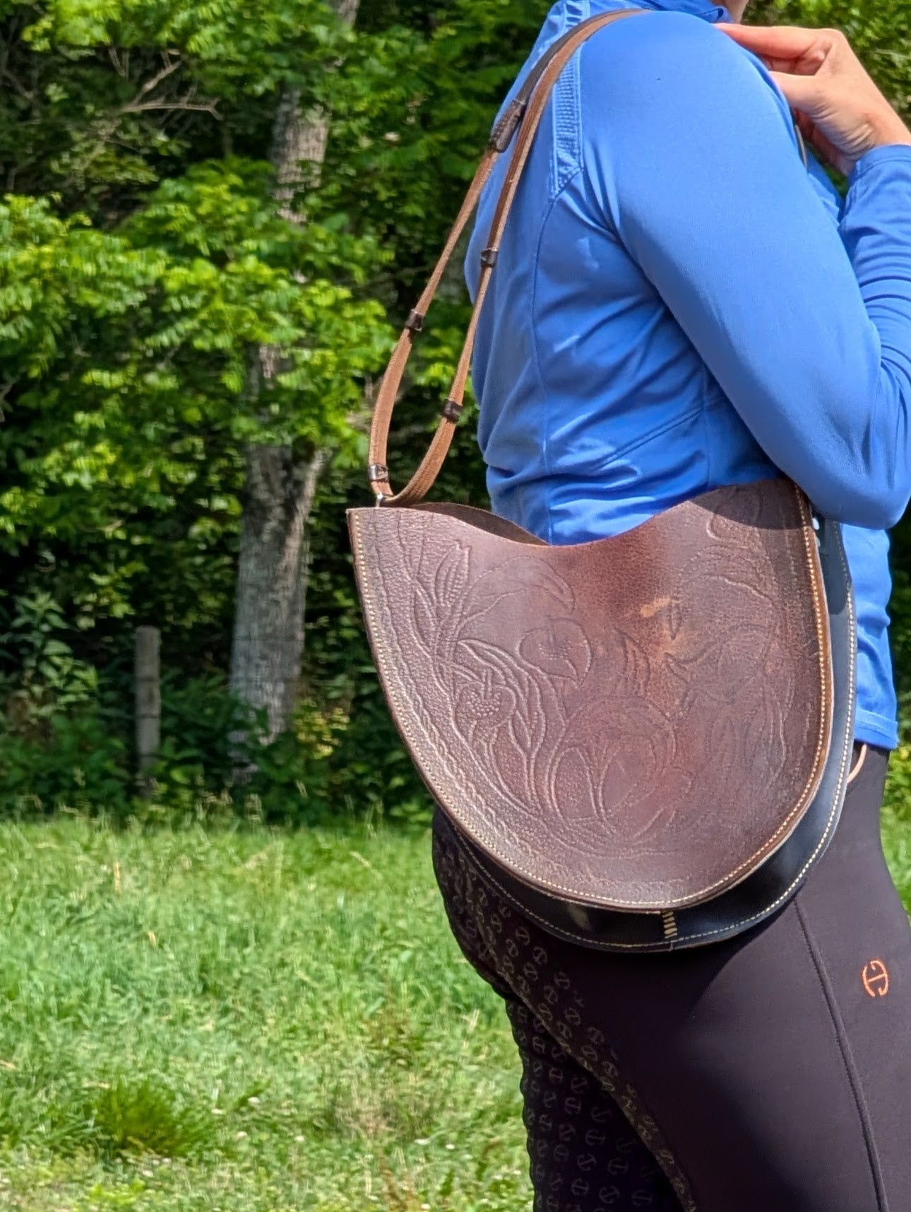 Navy Snowy River Shoulder Bag
