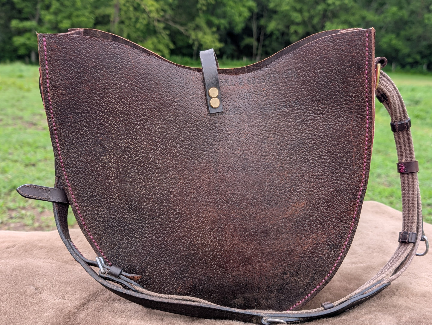 Raspberry Snowy River Shoulder Bag