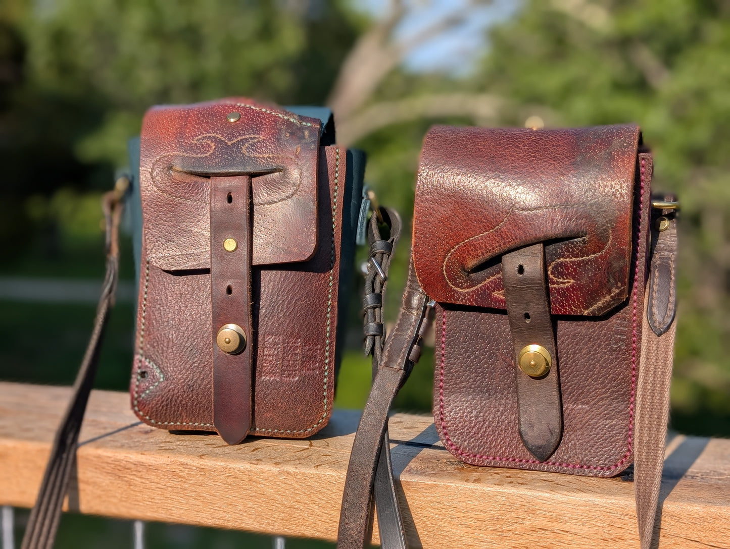 Australian Stock Half Halt Saddlebag Teal