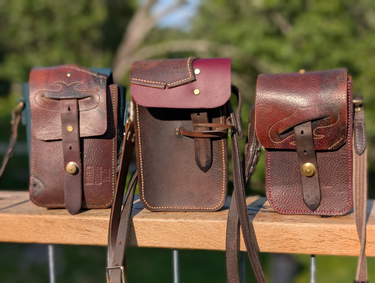 Australian Stock Half Halt Saddlebag Teal