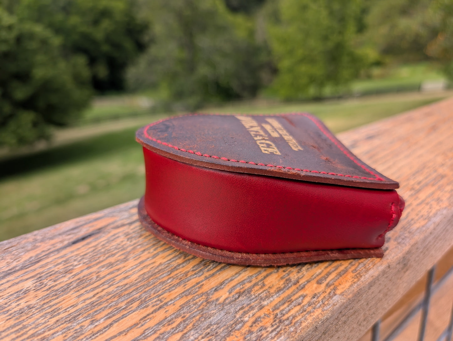 Red & Brown HDR Billet Guard Oxer Bag