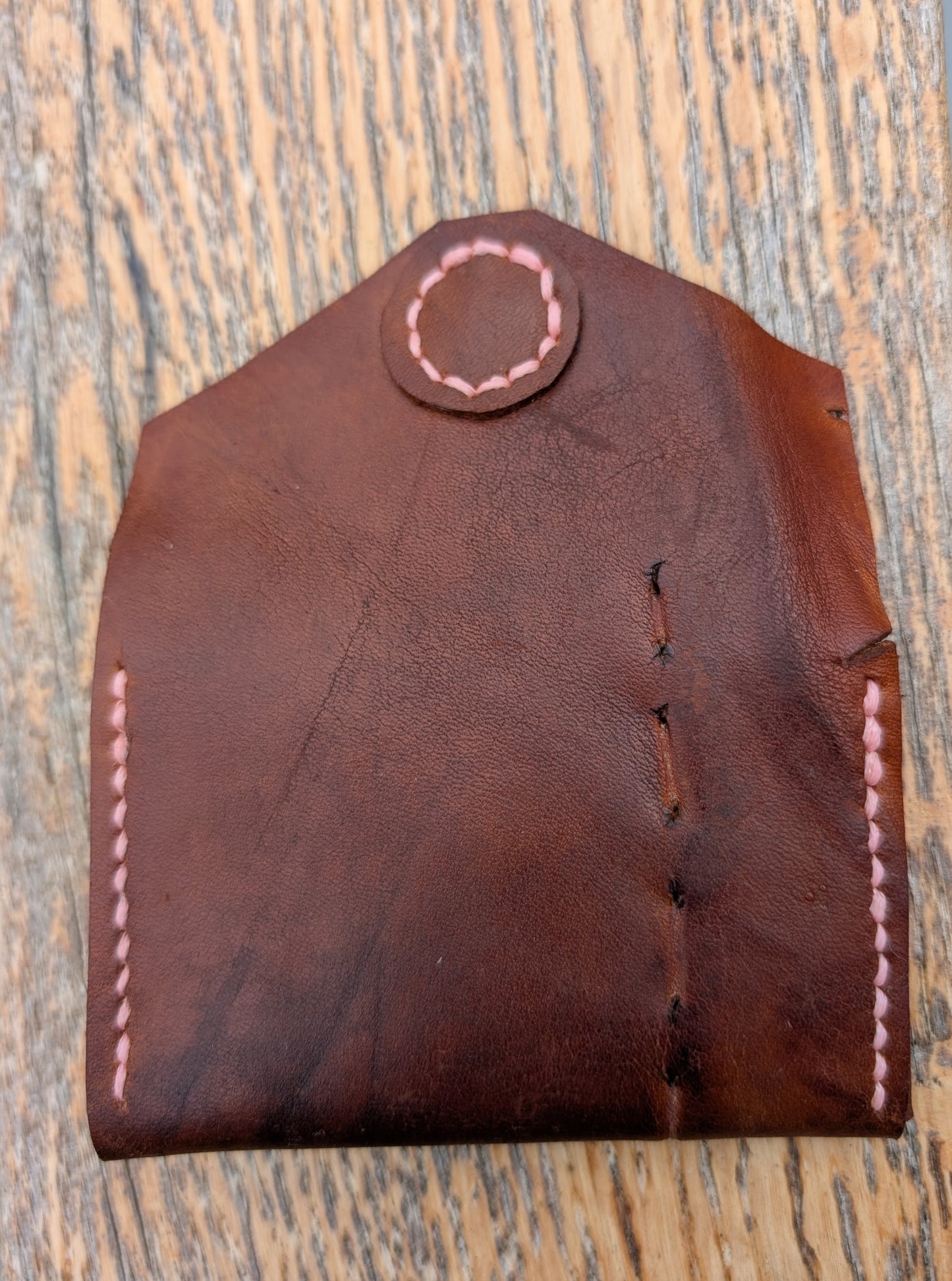 Panel Leather Coin / Card pouch