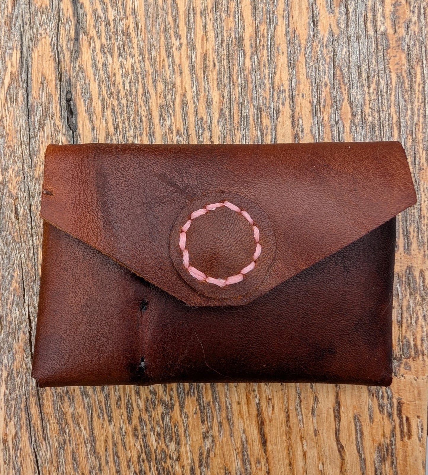 Panel Leather Coin / Card pouch