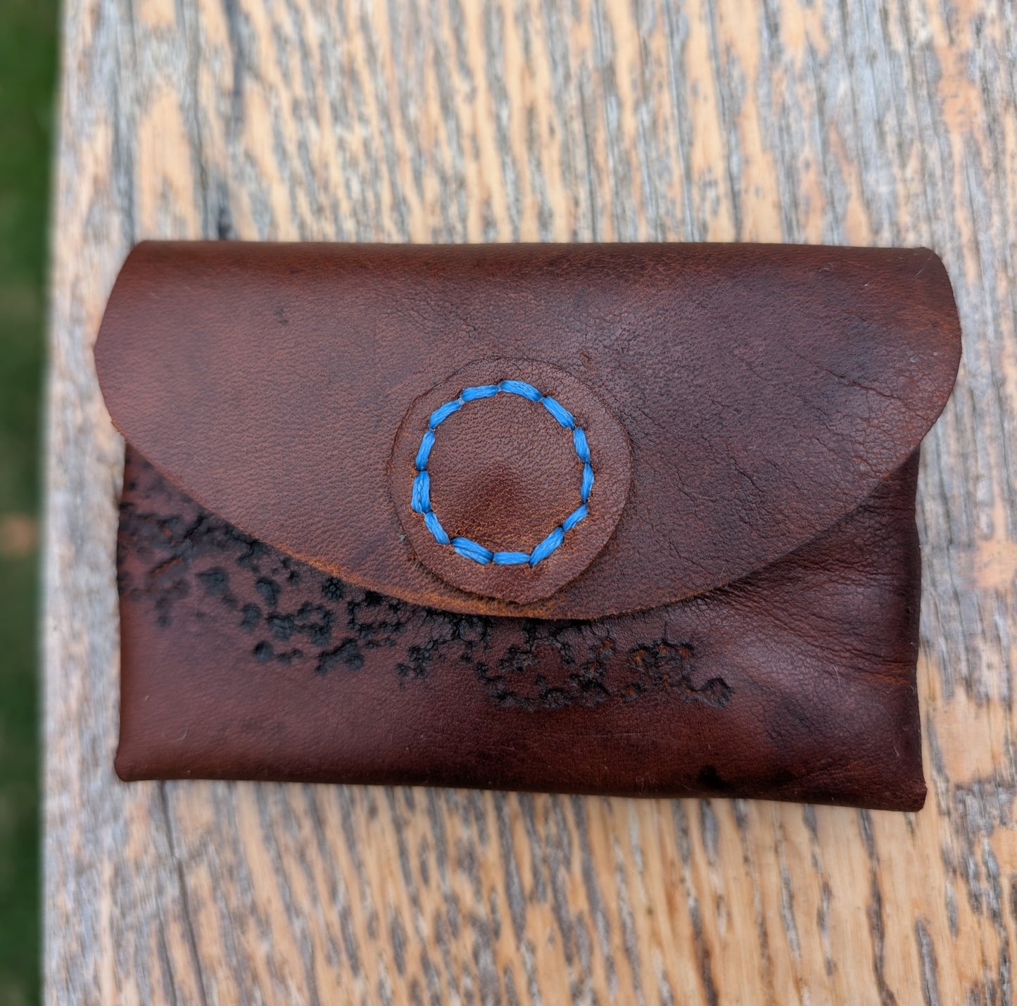 Panel Leather Coin / Card pouch