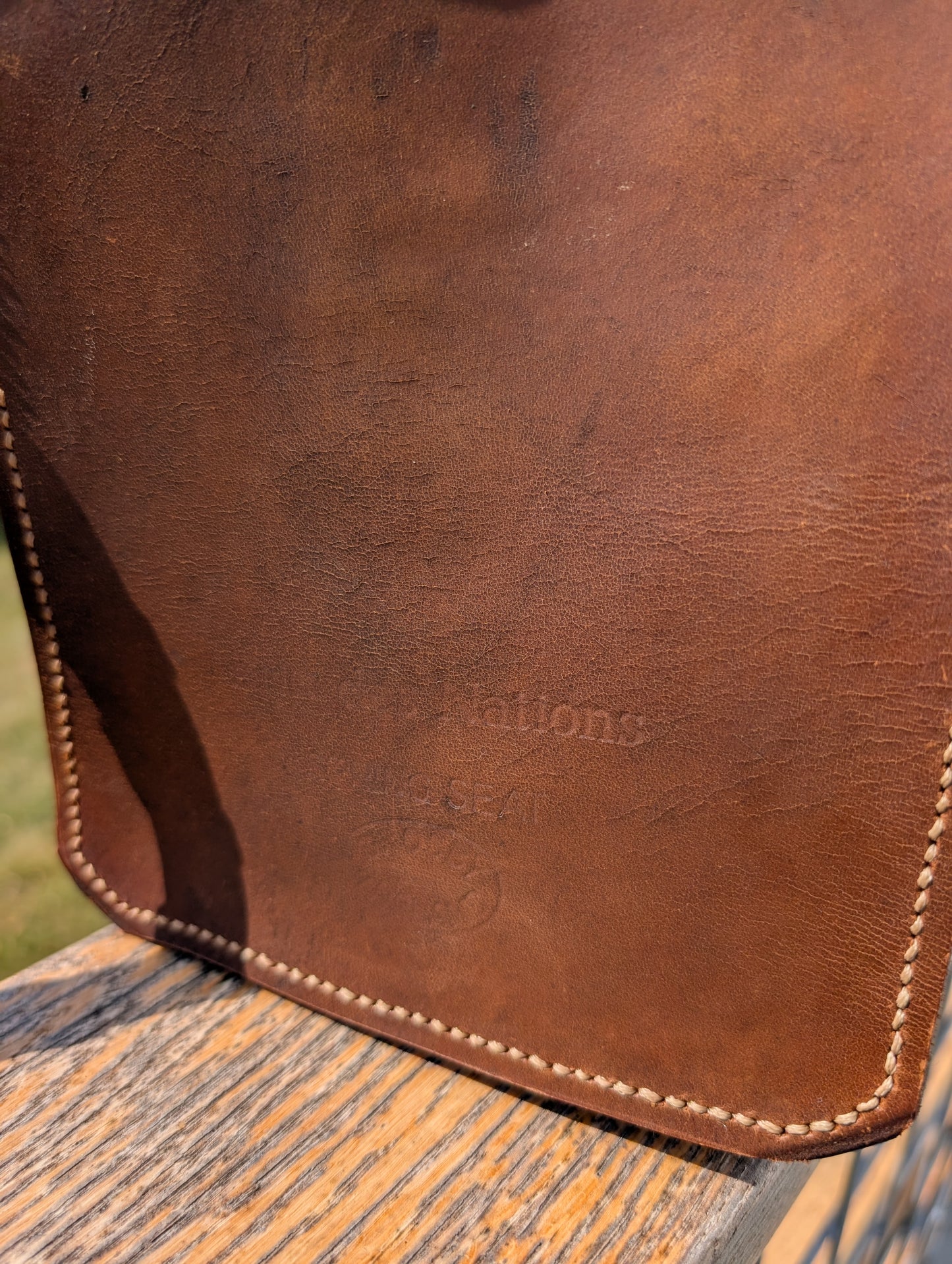 Burgundy Half Halt with Billet Keeper Flap