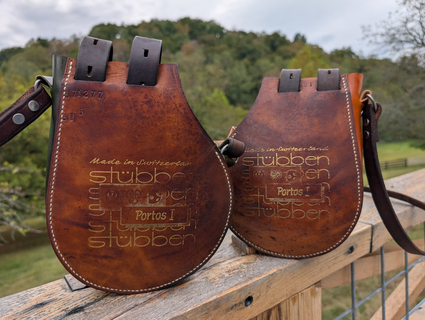 Stübben Portos Tan & Cognac Forward Seat Billet Guard Bag