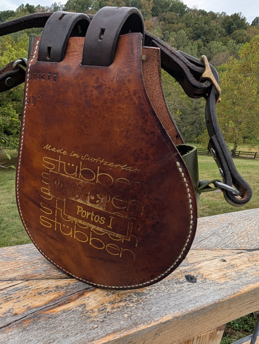 Stübben Portos Green & Cognac Forward Seat Billet Guard Bag