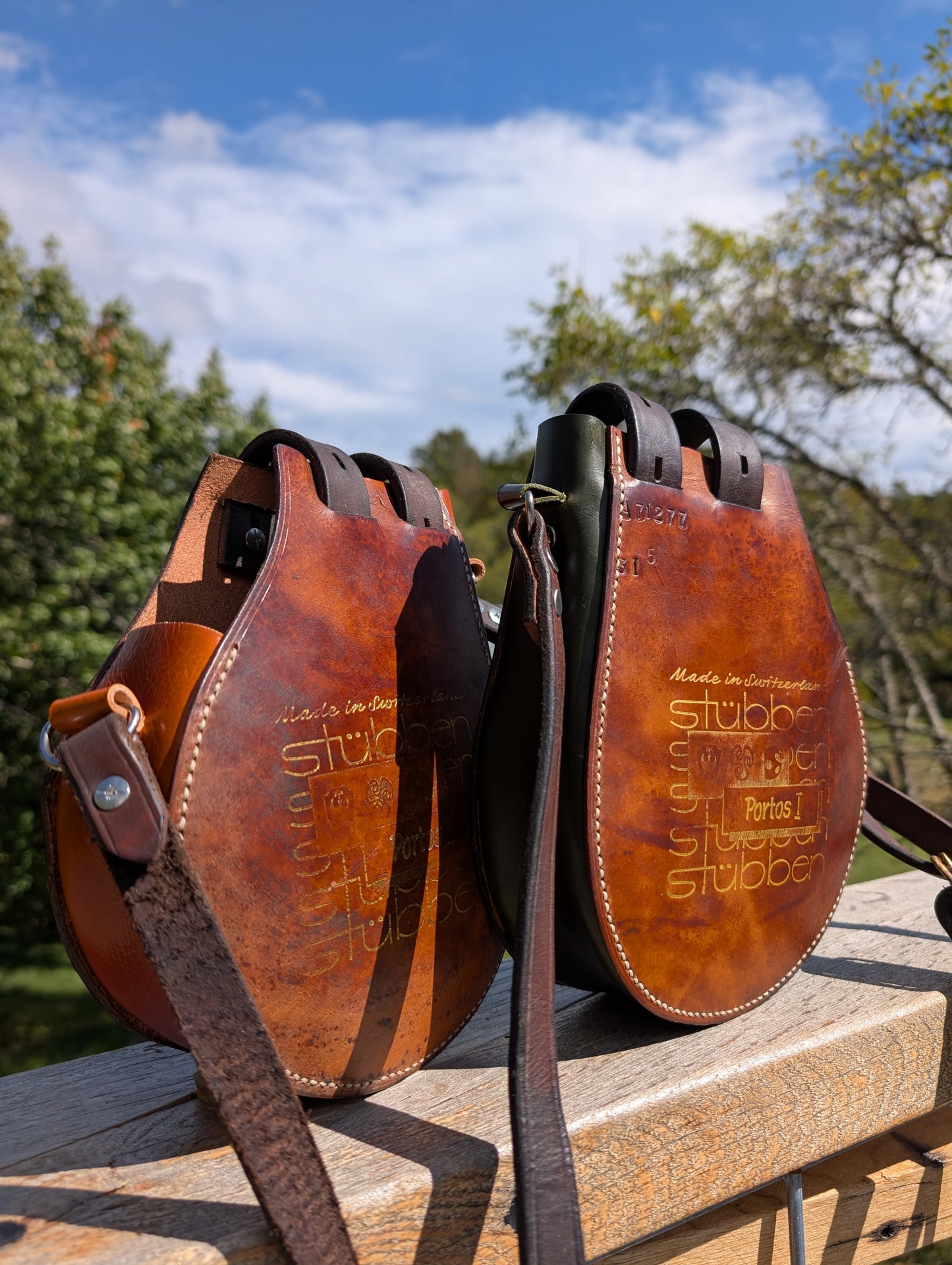 Stübben Portos Tan & Cognac Forward Seat Billet Guard Bag