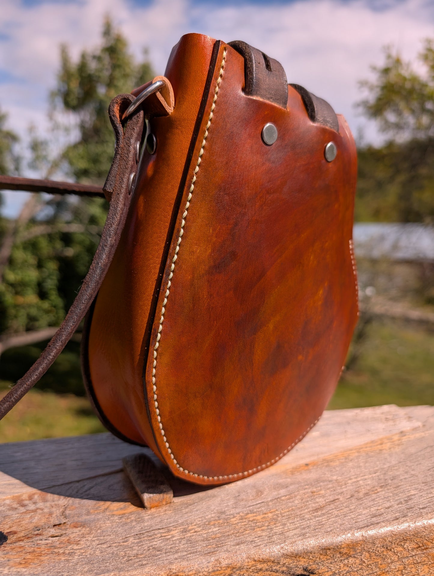 Stübben Portos Tan & Cognac Forward Seat Billet Guard Bag