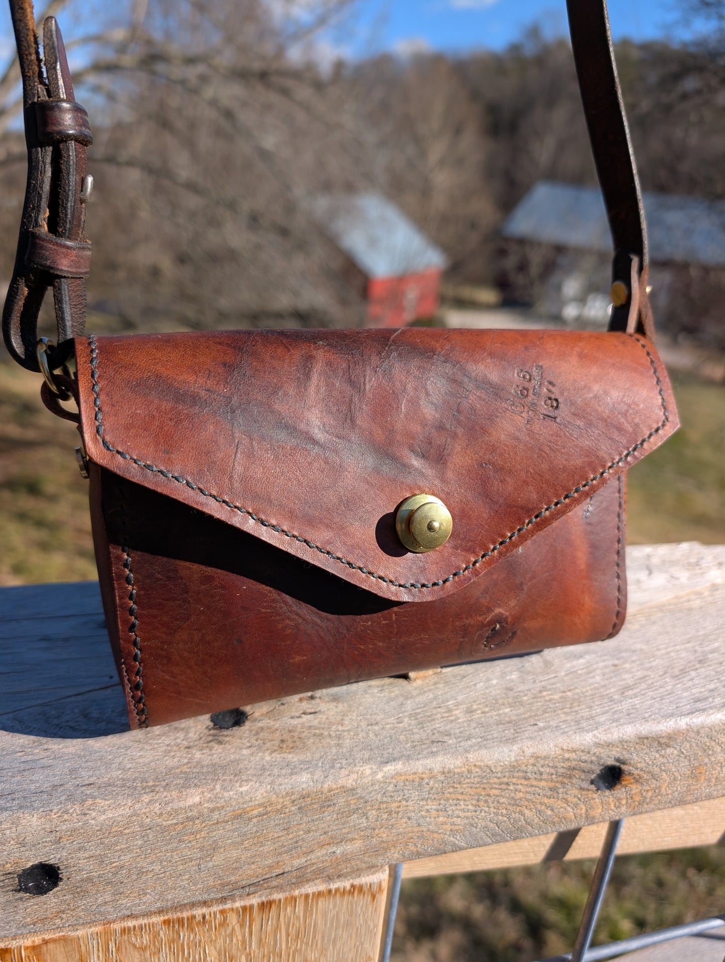 Brown Borelli Renvers with Black Lining