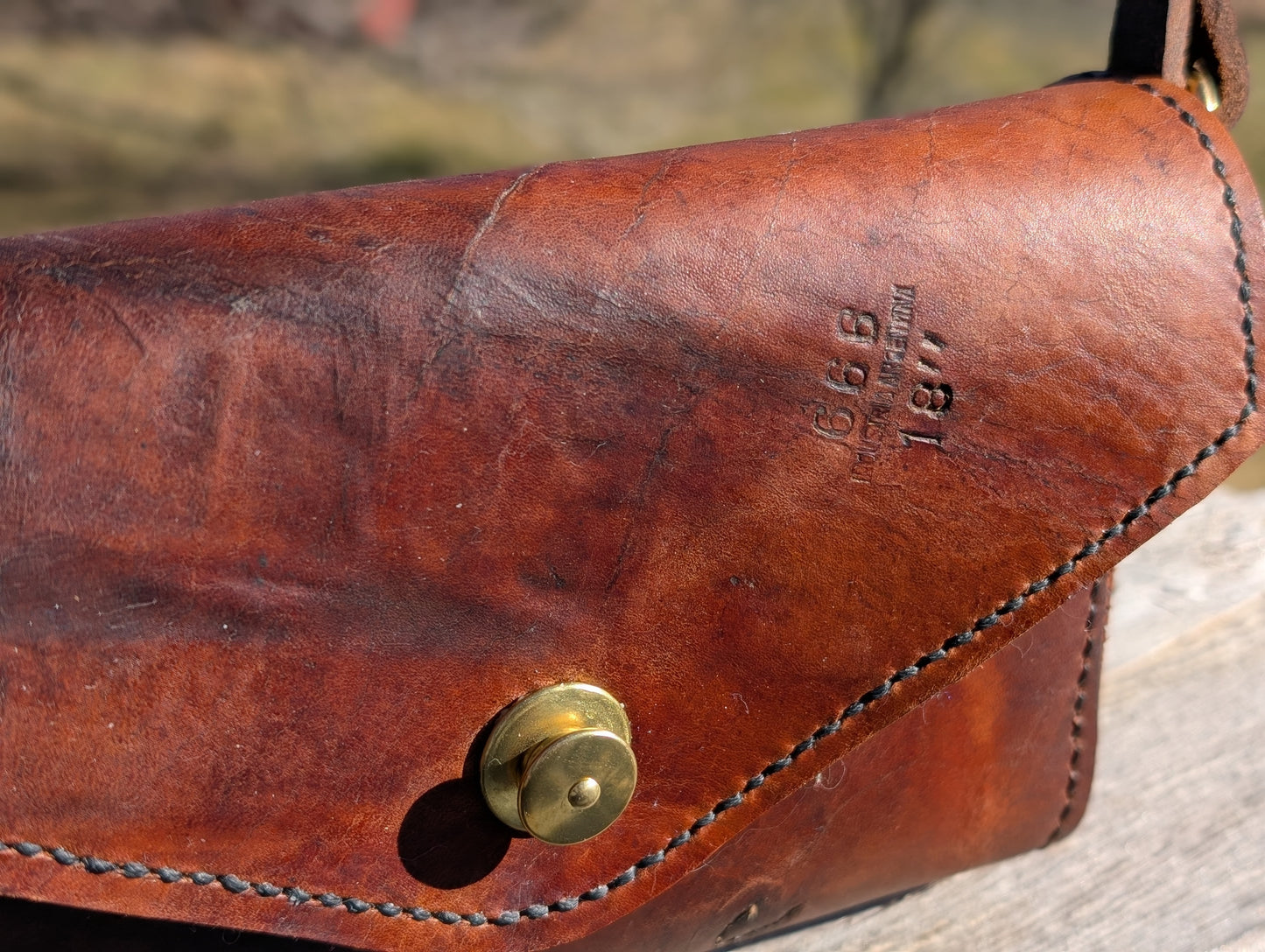 Brown Borelli Renvers with Black Lining