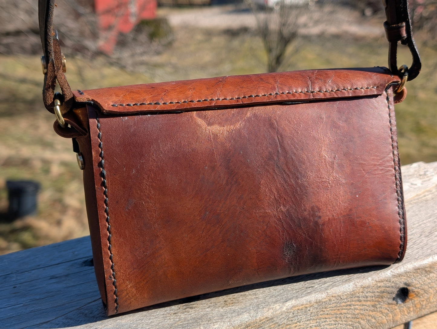 Brown Borelli Renvers with Black Lining