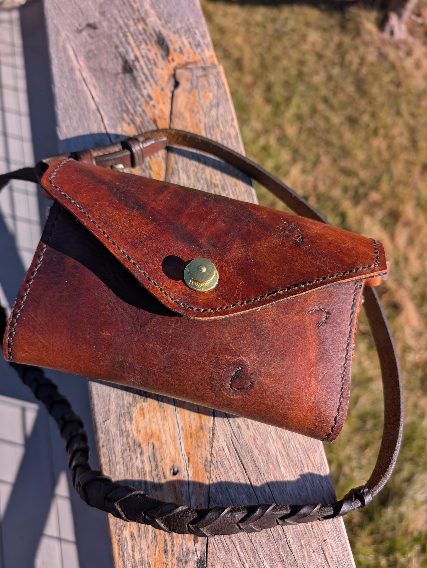 Brown Borelli Renvers with Black Lining