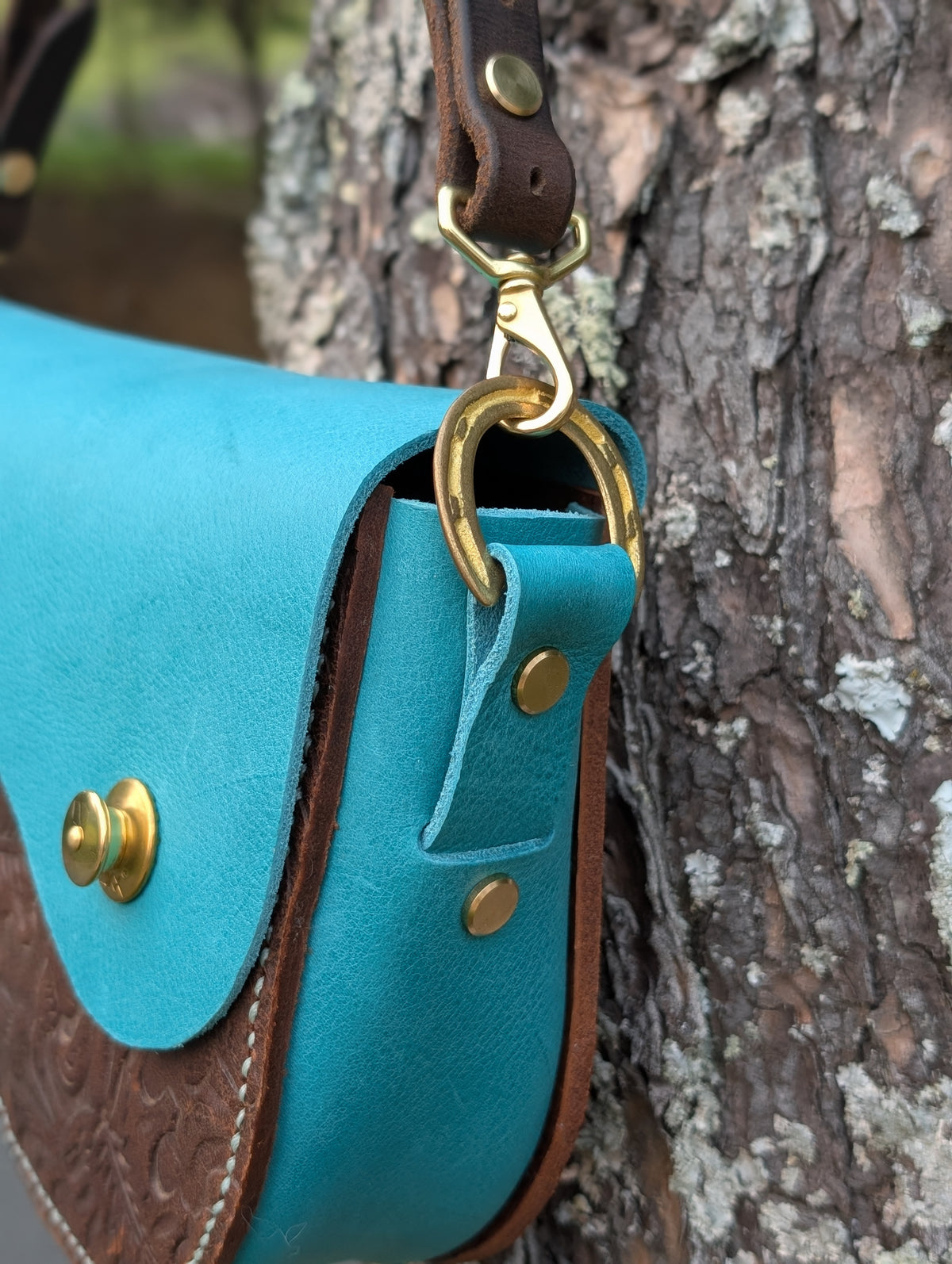Teal Wenglish Handbag