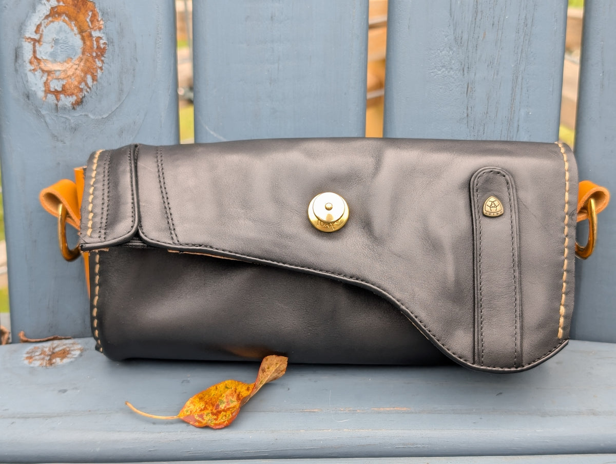 Tan and Black Chenery Crossbody