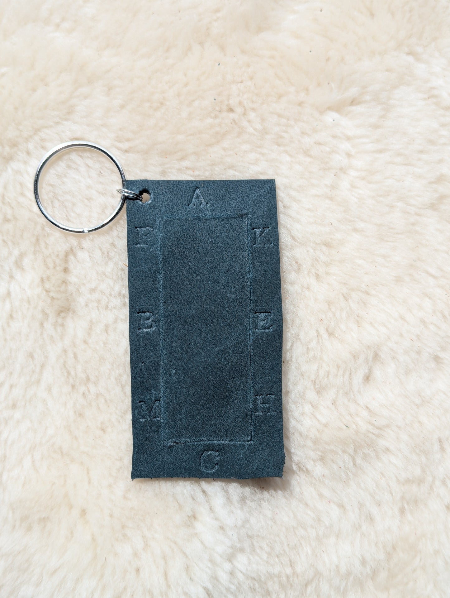 Dressage Square Keychain