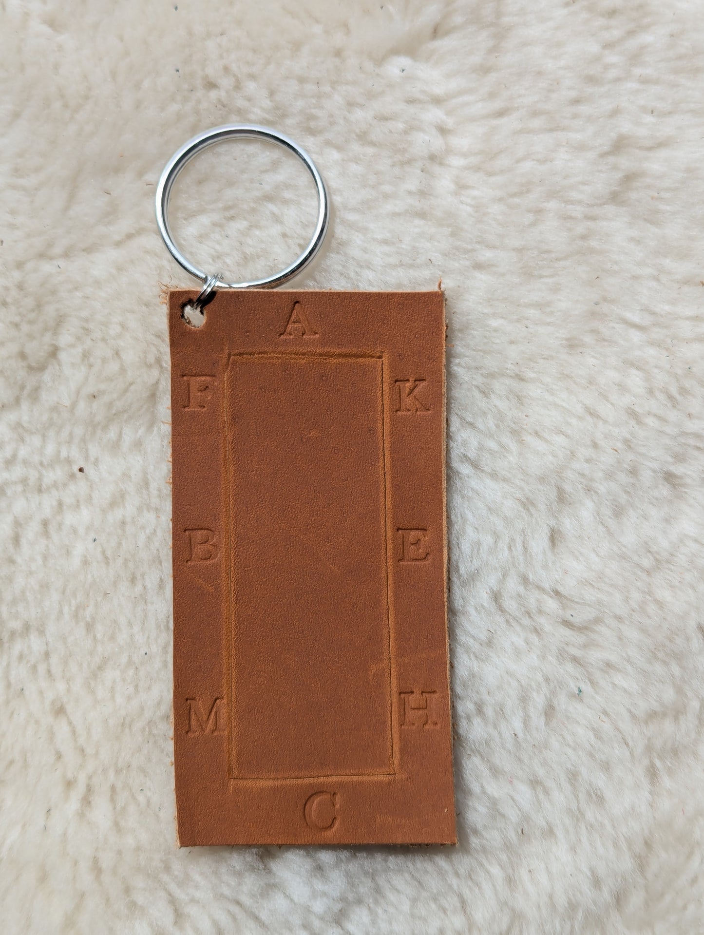 Dressage Square Keychain