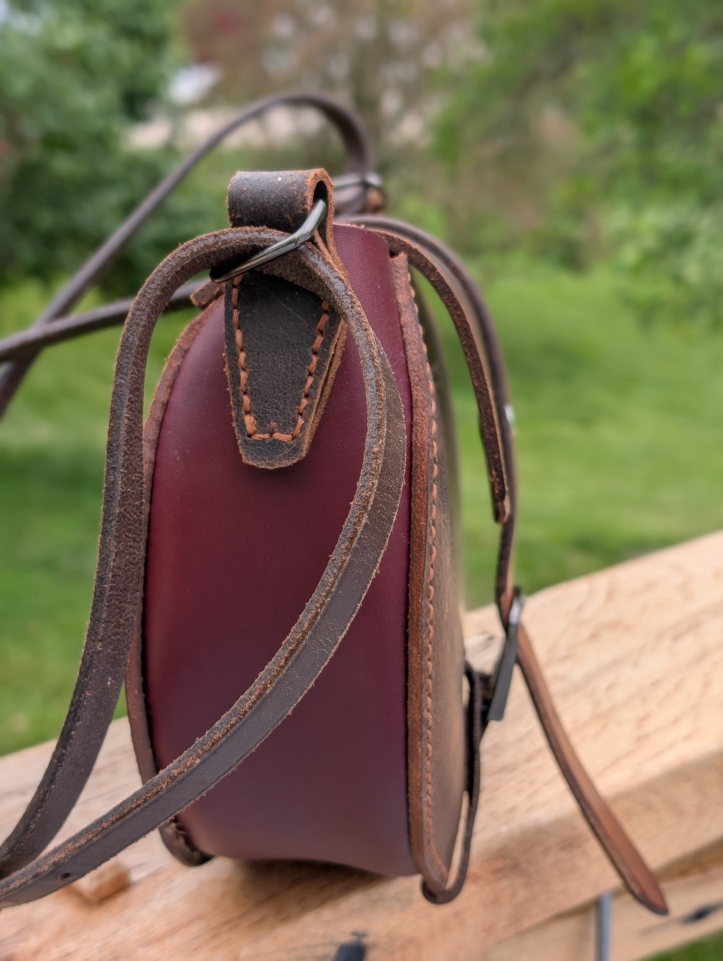 Burgundy Half Pirouette