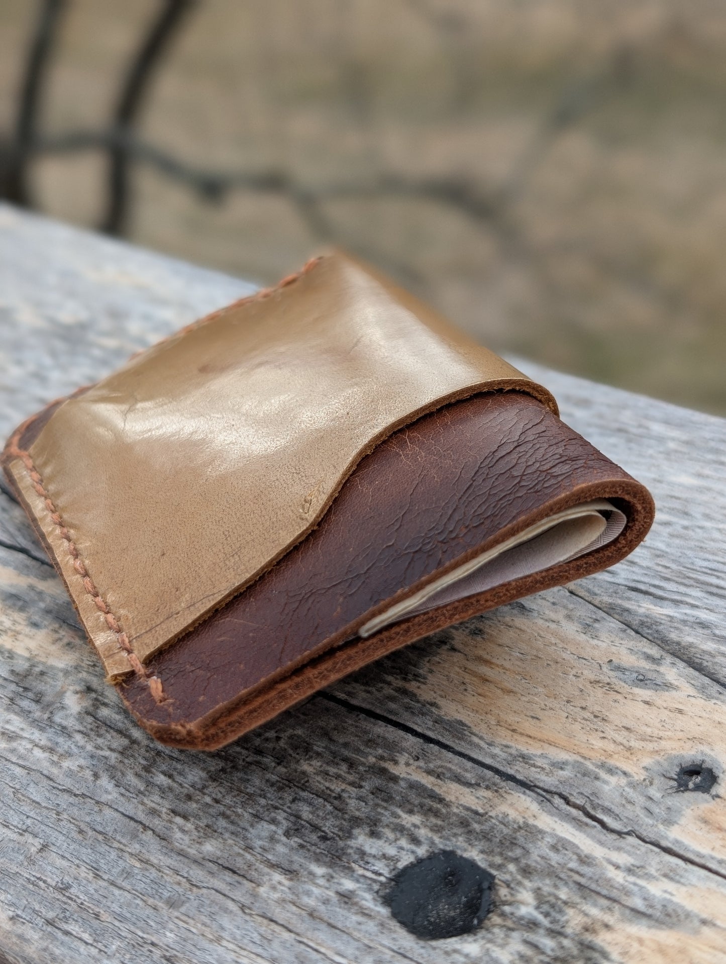 Repurposed Saddle Cardholder