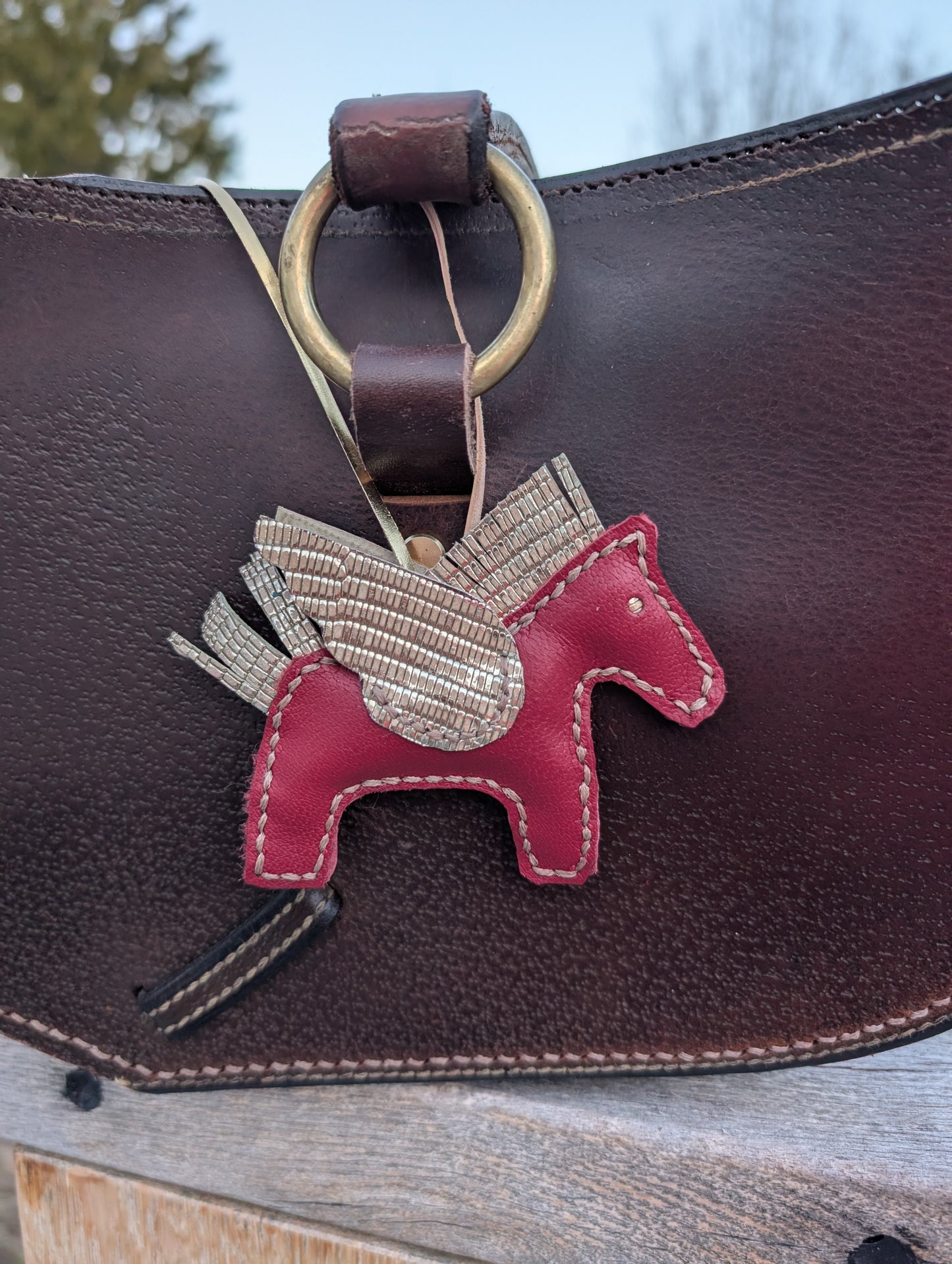 Year of the Horse Pegasus Bag Charm