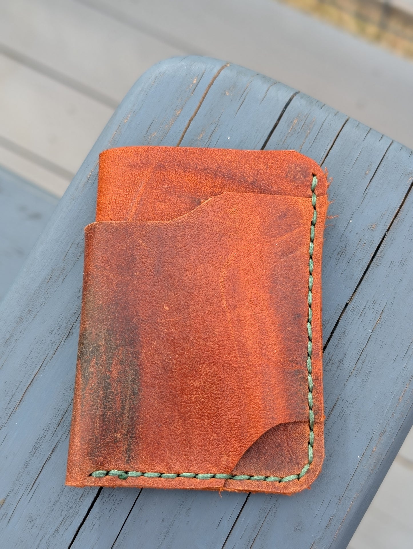 Repurposed Saddle Cardholder