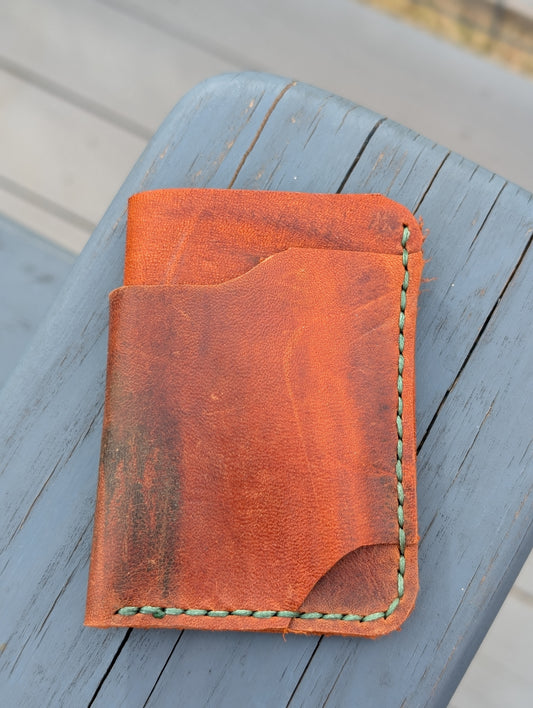 Repurposed Saddle Cardholder