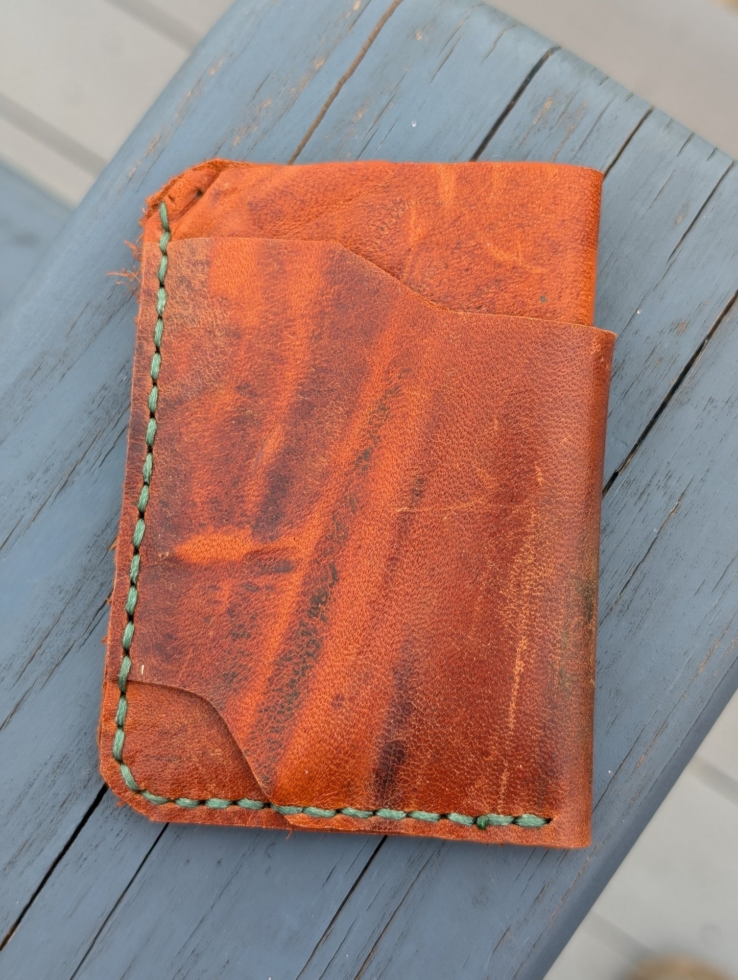 Repurposed Saddle Cardholder