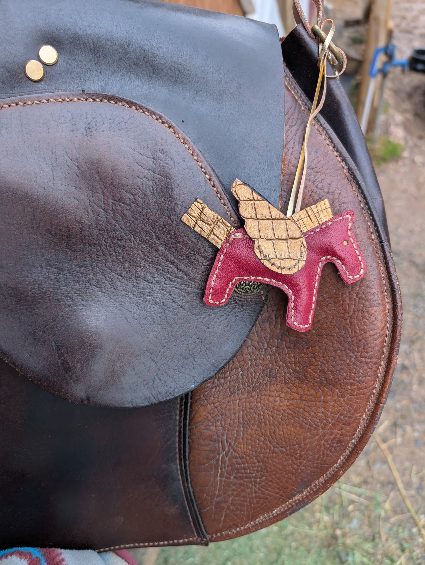 Year of the Horse Pegasus Bag Charm