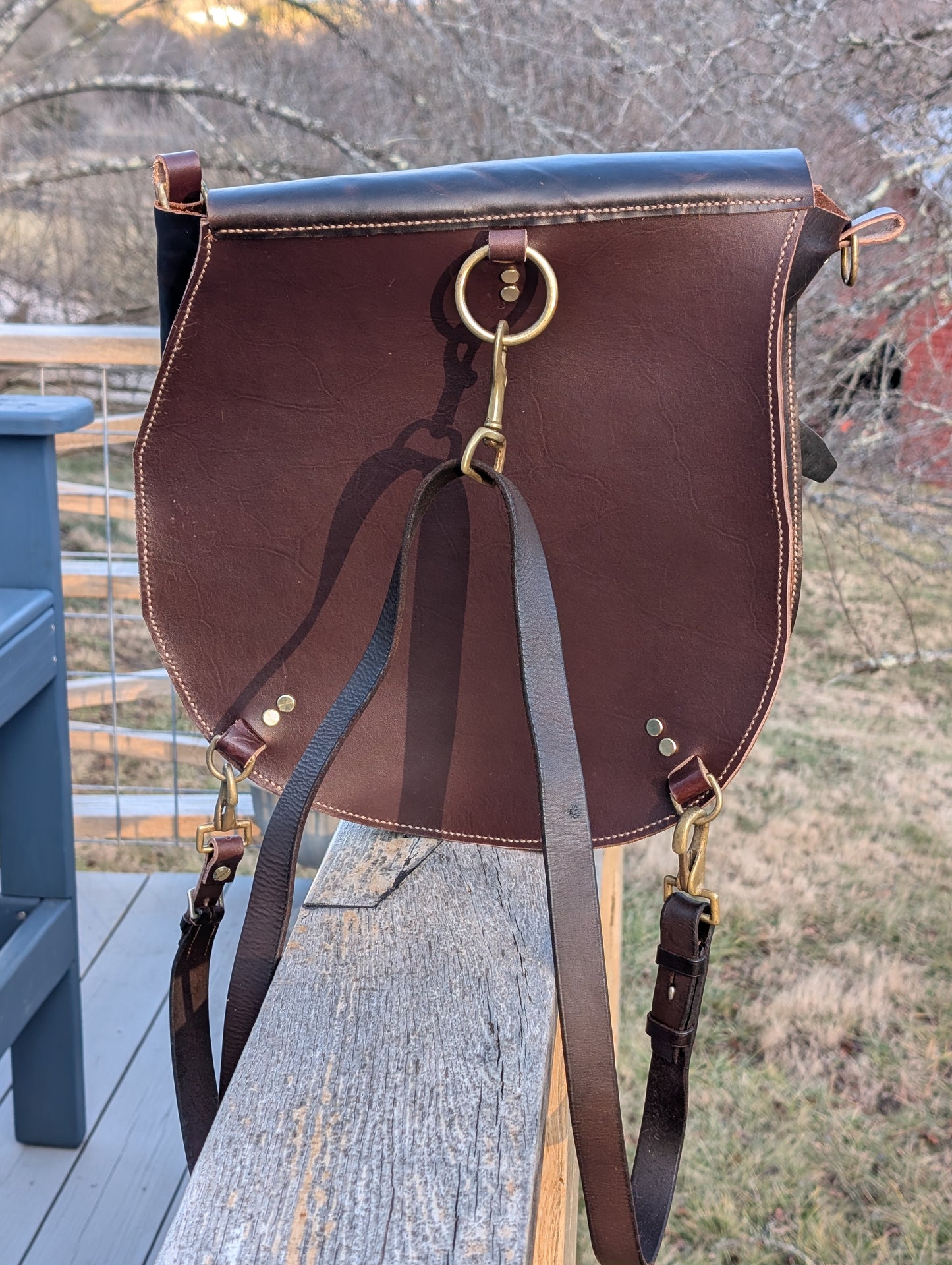 Heavy Hitter - Courbette Saddle Convertible Backpack & Tote Bag