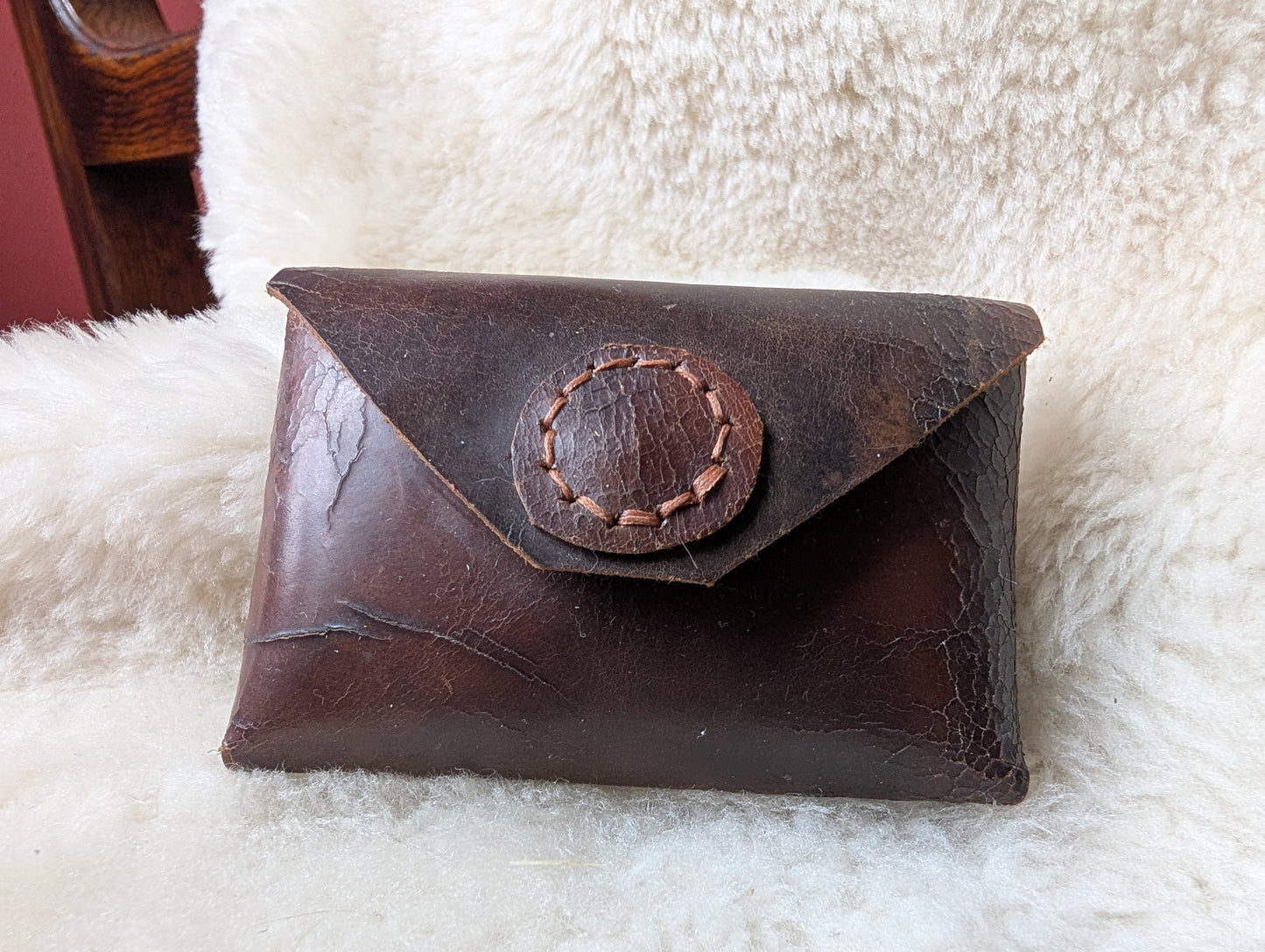 Panel Leather Coin / Card pouch