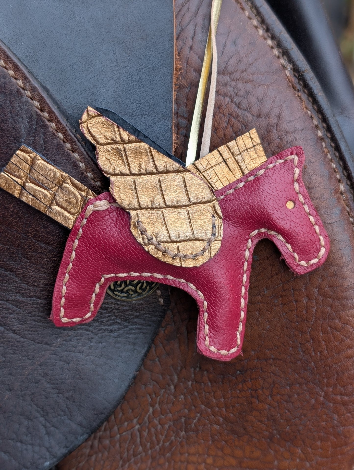 Year of the Horse Pegasus Bag Charm