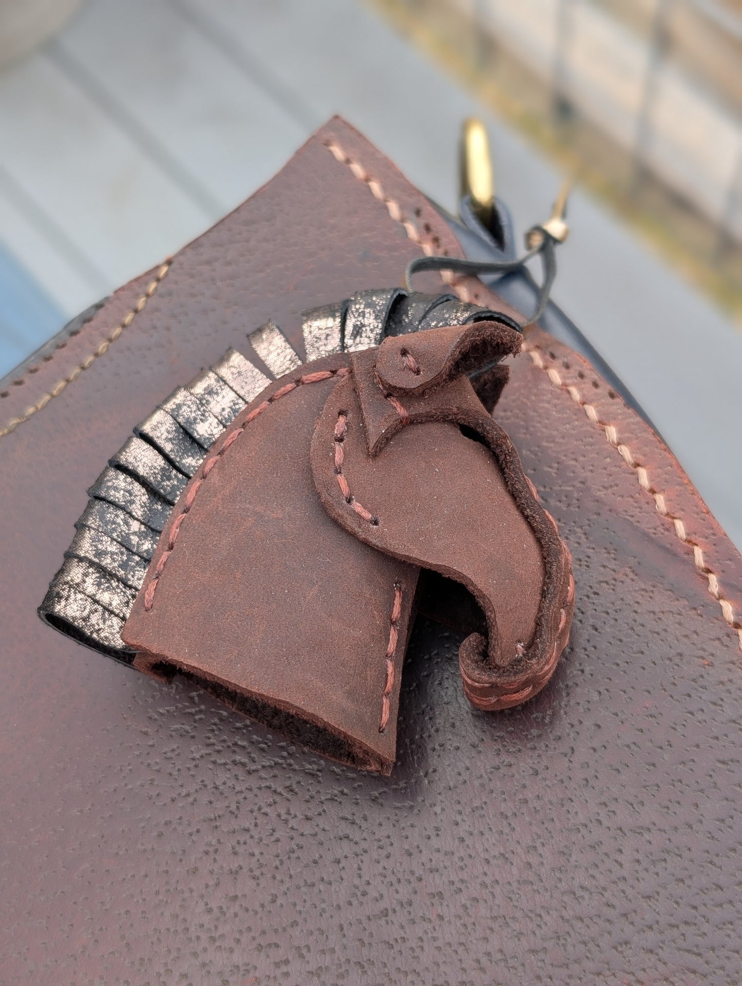 Horse Head Keychain